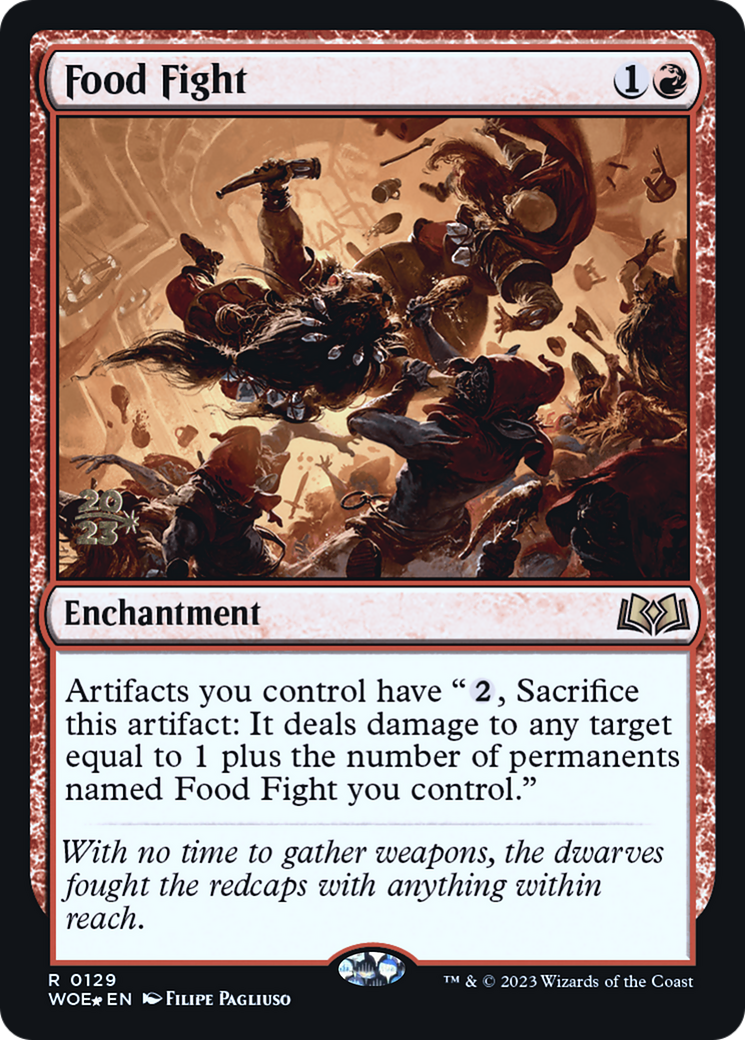 Food Fight [Wilds of Eldraine Promos] Foil