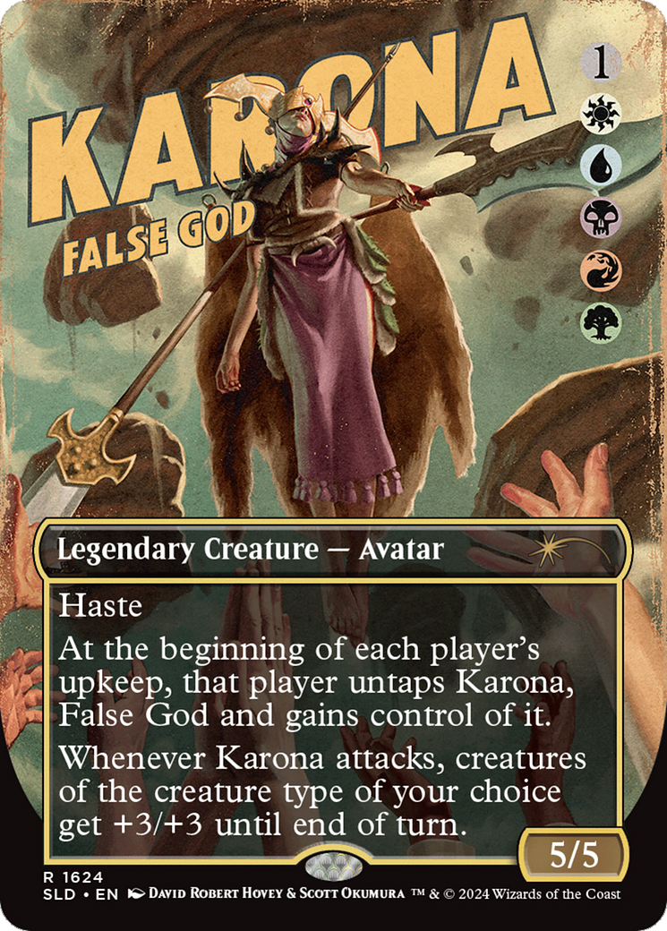 Karona, False God [Secret Lair Drop] (Borderless)