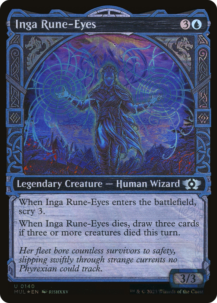 Inga Rune-Eyes (Halo Foil): (Showcase) [Multiverse Legends] Foil