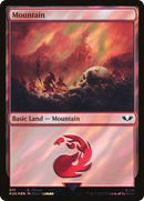 Mountain (316) (Surge Foil) [Warhammer 40,000]