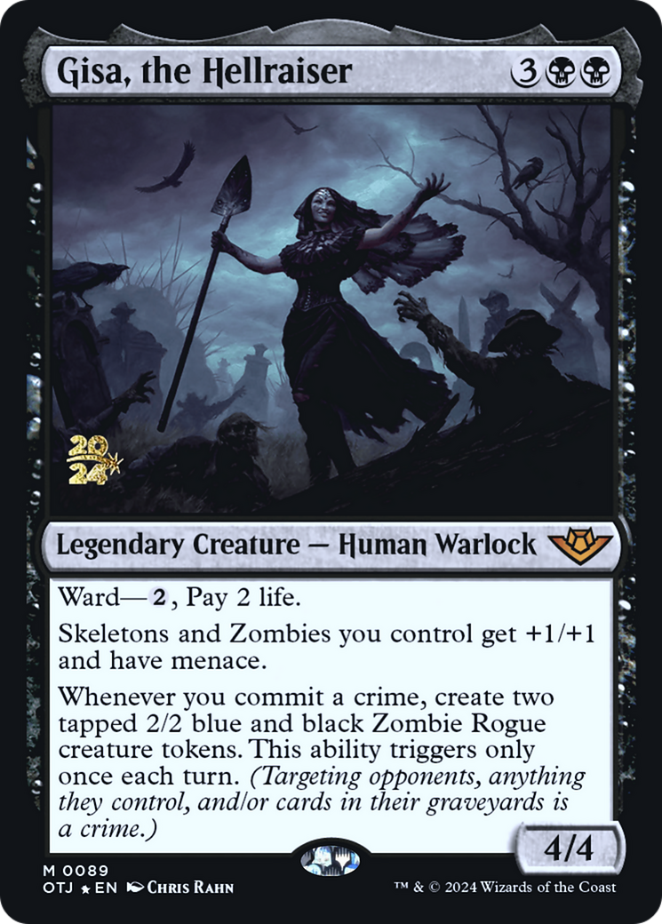 Gisa, the Hellraiser [Outlaws of Thunder Junction Promos] Foil