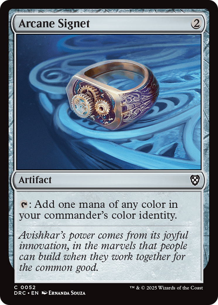 Arcane Signet - Commander: Aetherdrift