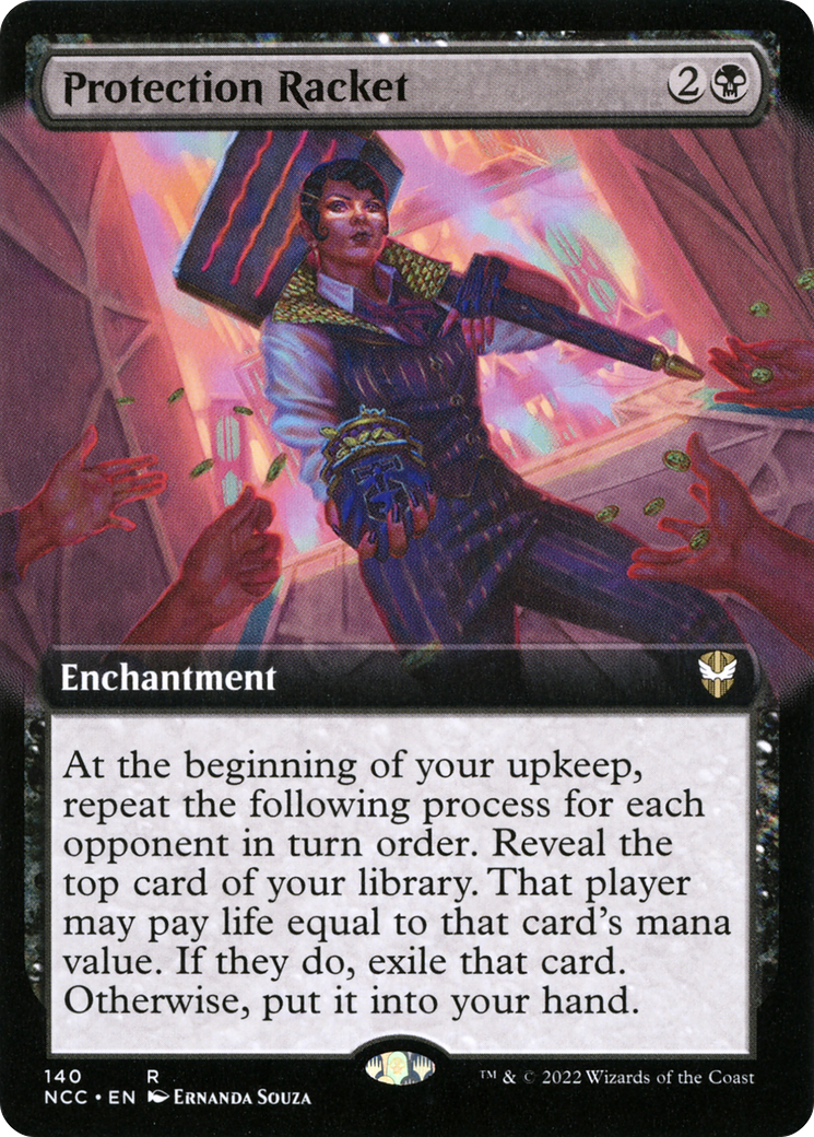 Protection Racket (Extended Art) [Streets of New Capenna Commander]