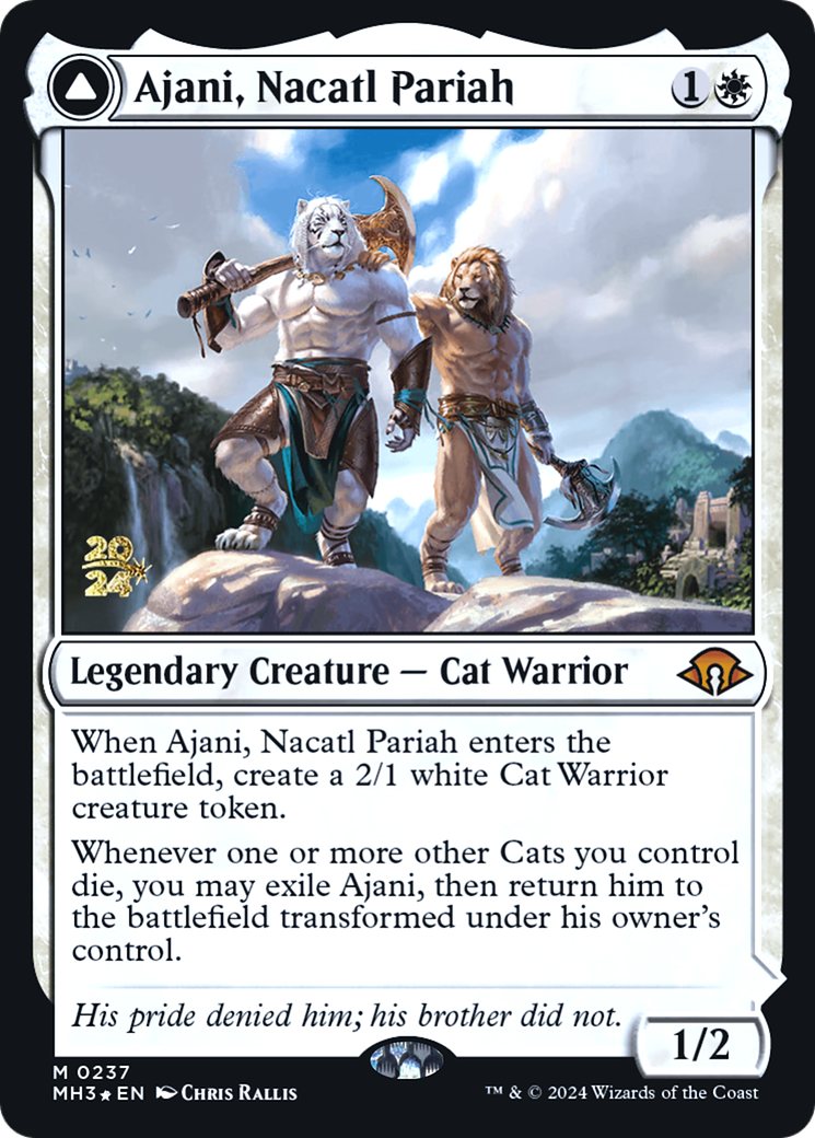 Ajani, Nacatl Pariah - Modern Horizons 3 Promos Foil