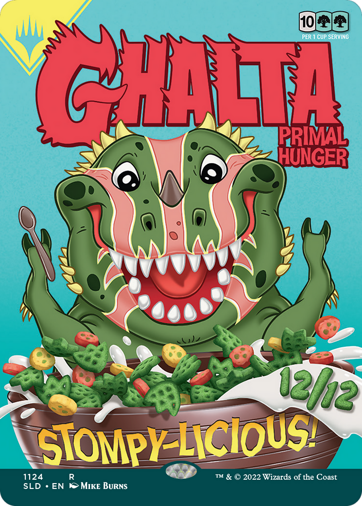 Ghalta, Primal Hunger (Borderless) [Secret Lair Drop]