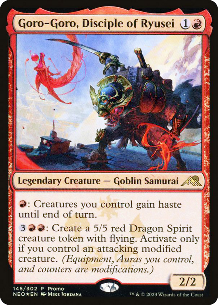 Goro-Goro, Disciple of Ryusei [Kamigawa: Neon Dynasty Promos] Foil