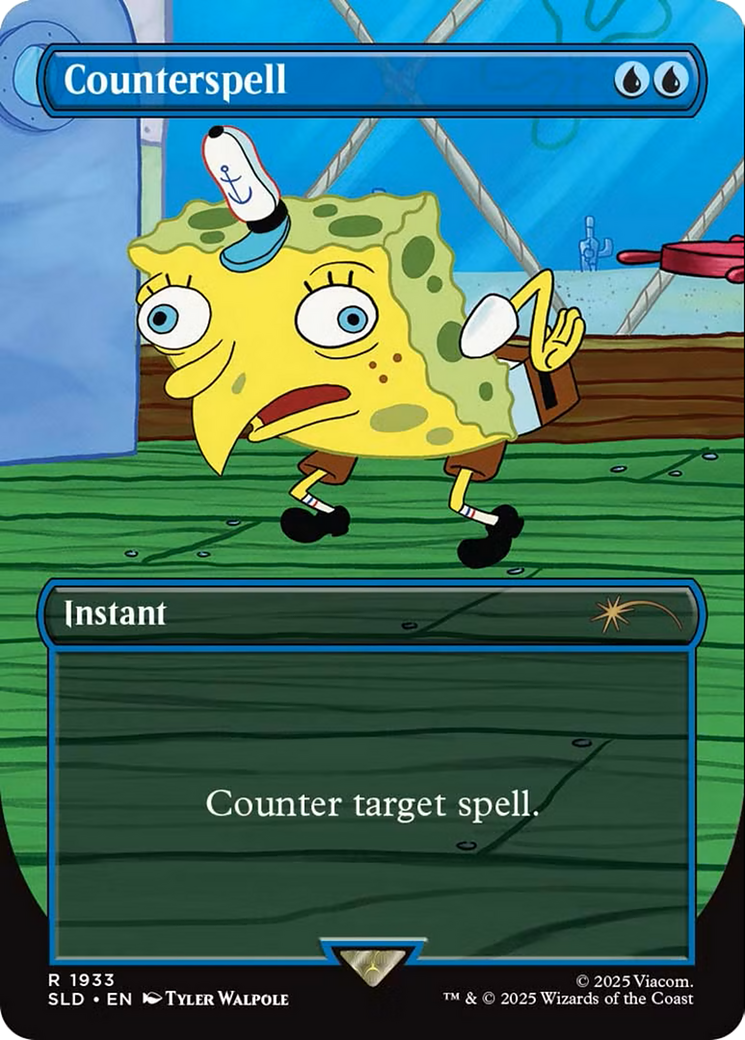 Counterspell (1933) (Borderless) [Secret Lair Drop]
