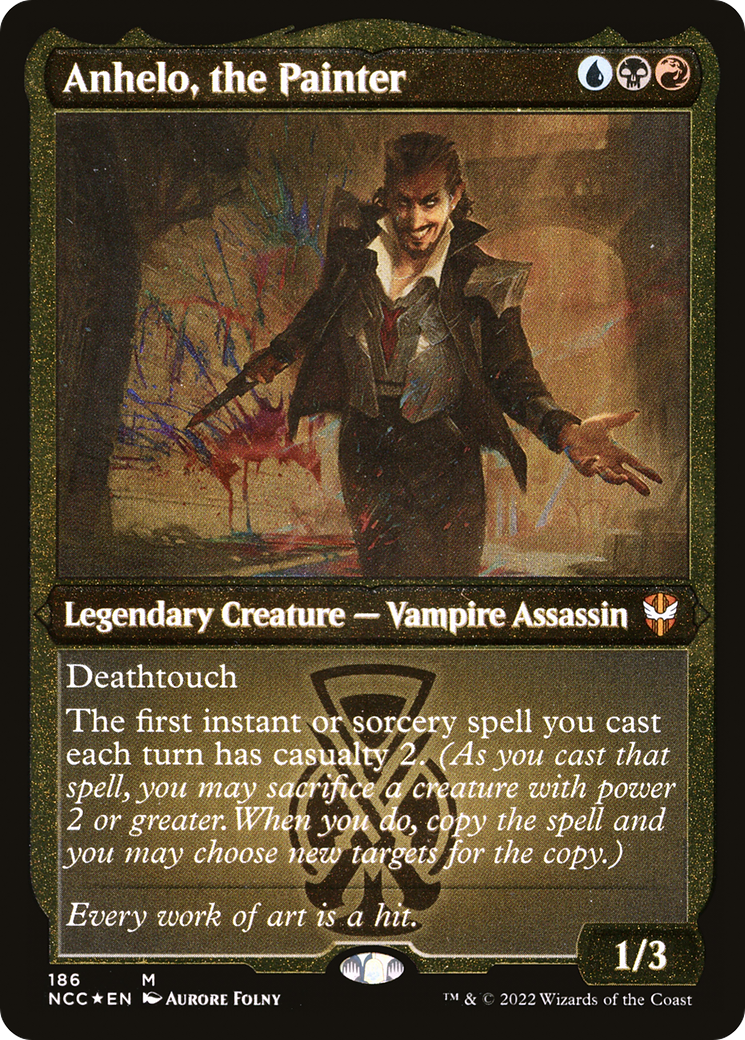 Anhelo, the Painter (Display Commander) - Thick Stock - New Capenna Commander Foil