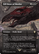 Fell Beast of Mordor (Borderless) (Surge Foil) [Tales of Middle-earth Commander] Foil