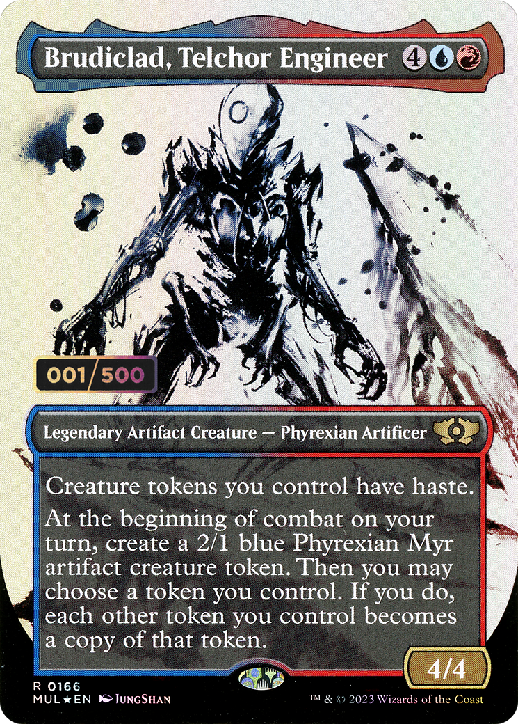 Brudiclad, Telchor Engineer (Serial Numbered) - Multiverse Legends: (Showcase) (Borderless) Foil