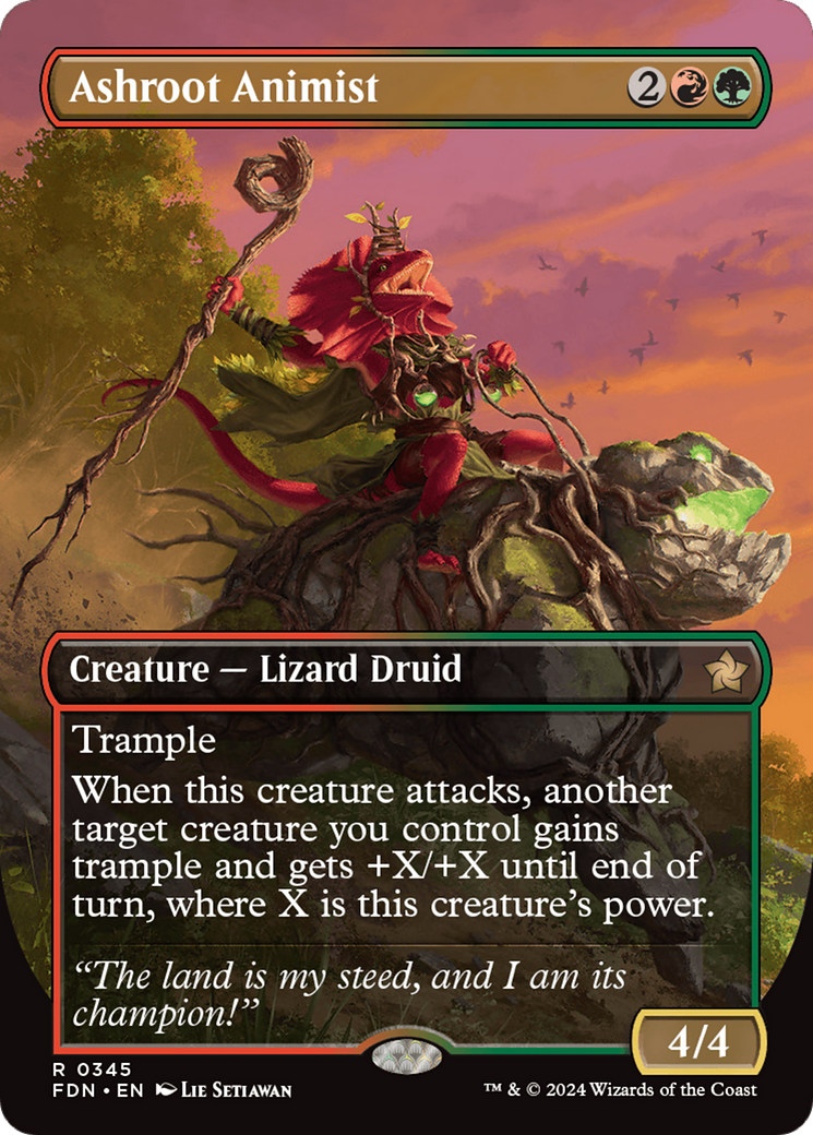 Ashroot Animist (Borderless) - Foundations
