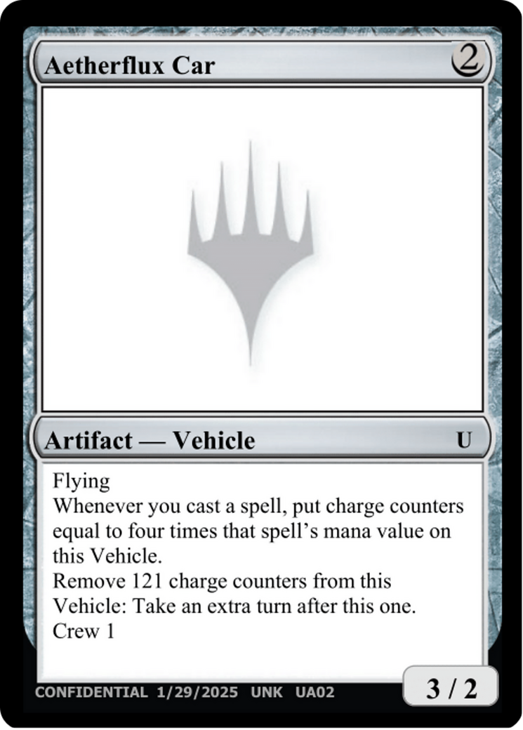 Aetherflux Car [Un-Known Event Playtest Cards]