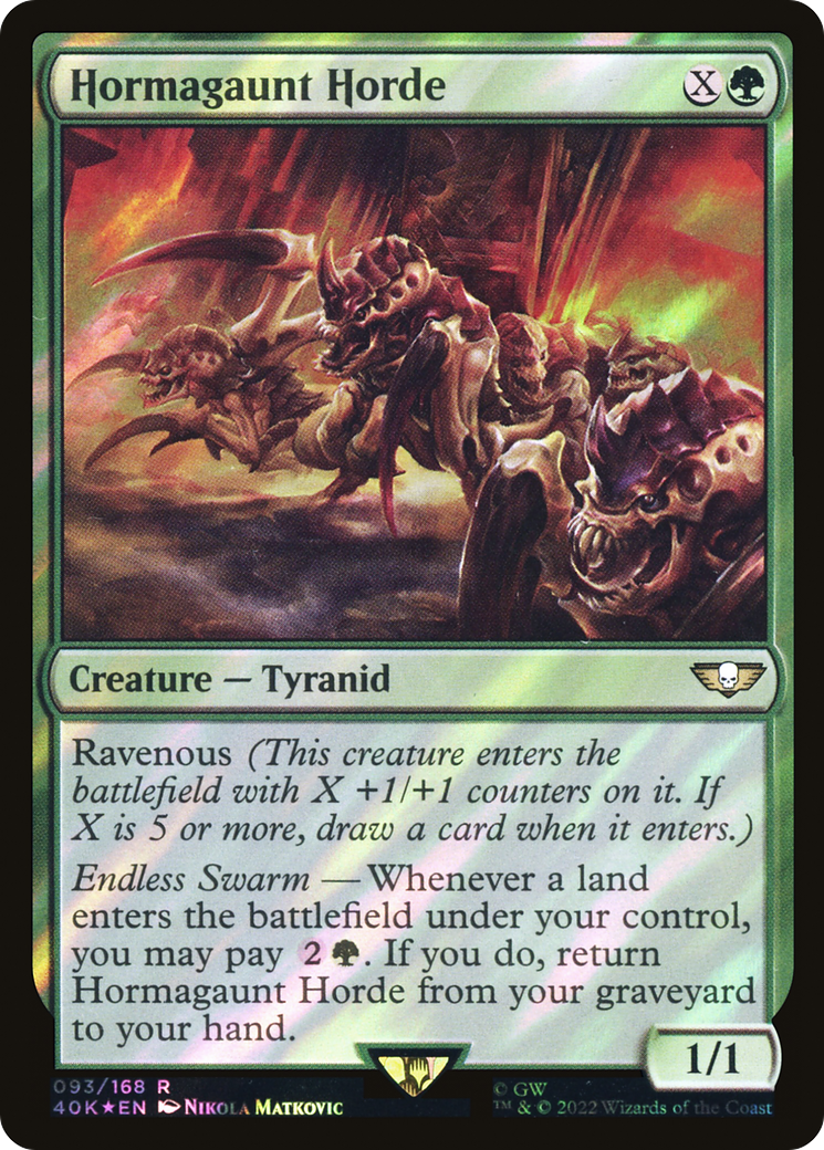 Hormagaunt Horde (Surge Foil) [Warhammer 40,000 Commander] Foil