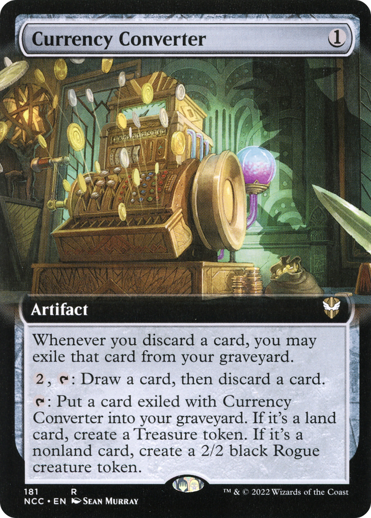 Currency Converter (Extended Art): (Extended Art) [New Capenna Commander]