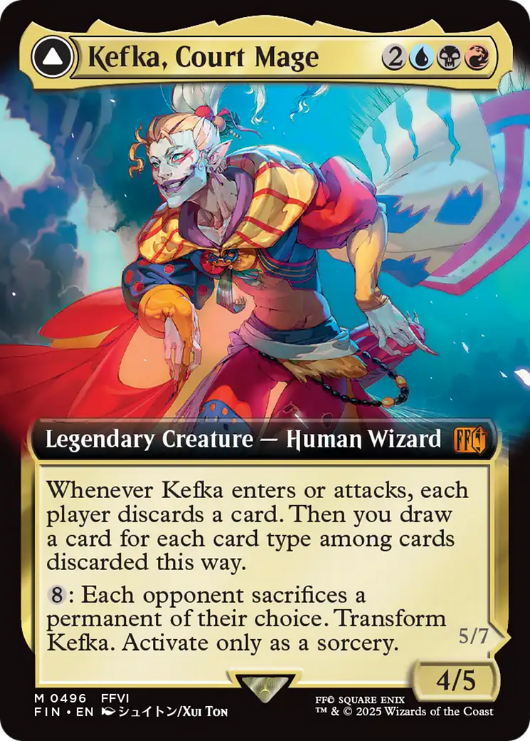 Kefka, Court Mage (Extended Art) [FINAL FANTASY]