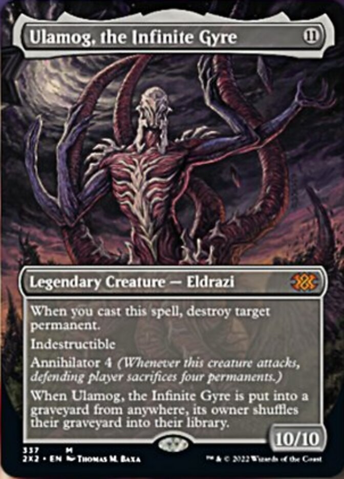 Ulamog, the Infinite Gyre (Borderless Alternate Art) [Double Masters 2022]