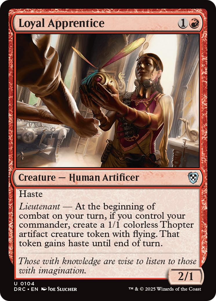 Loyal Apprentice - [Commander: Aetherdrift]
