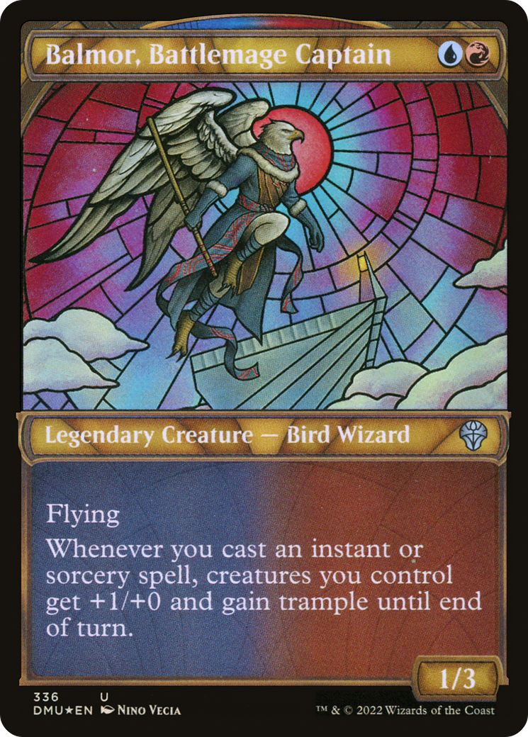 Balmor, Battlemage Captain (Textured Foil) - Dominaria United: (Showcase) Foil