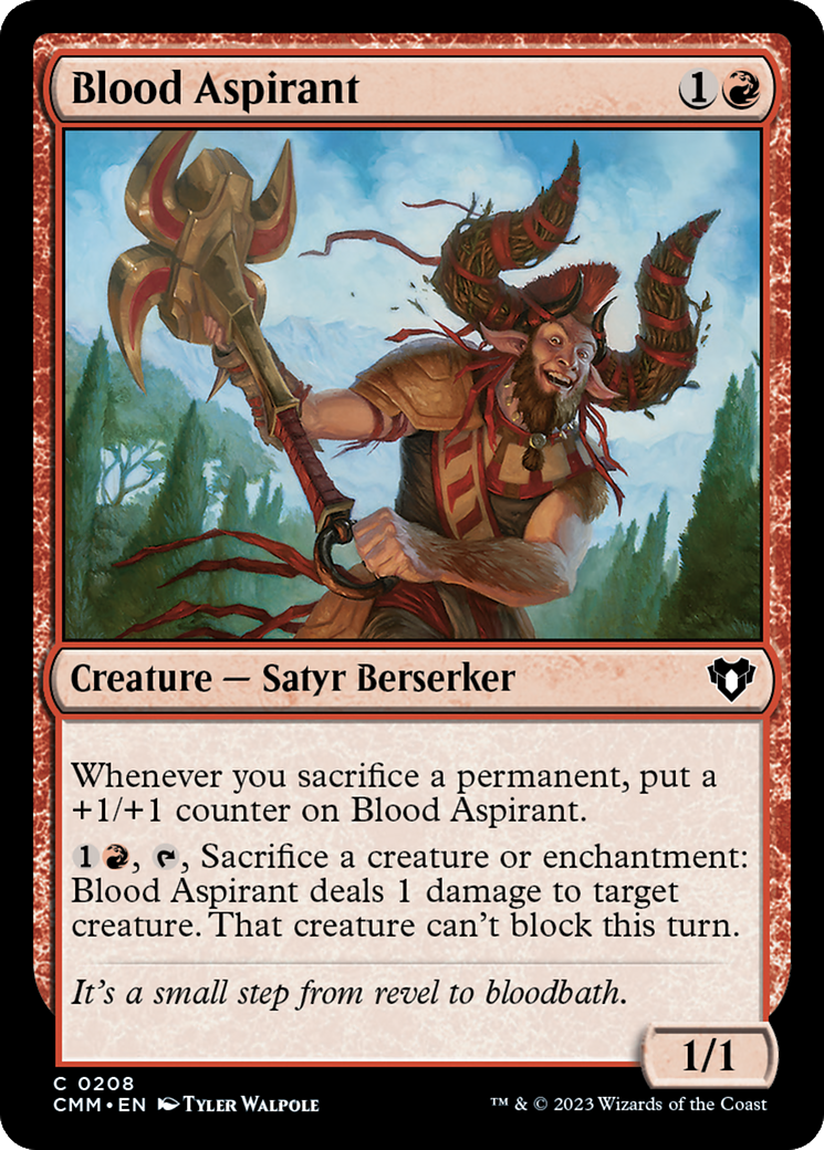 Blood Aspirant - Commander Masters