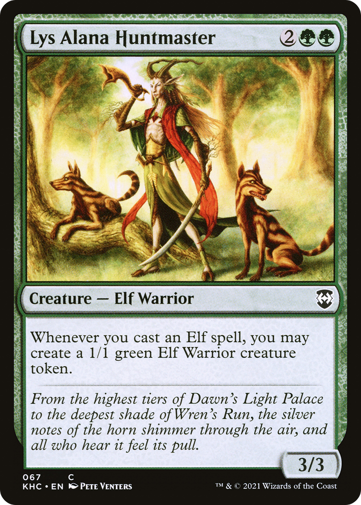 Lys Alana Huntmaster - [Kaldheim Commander]