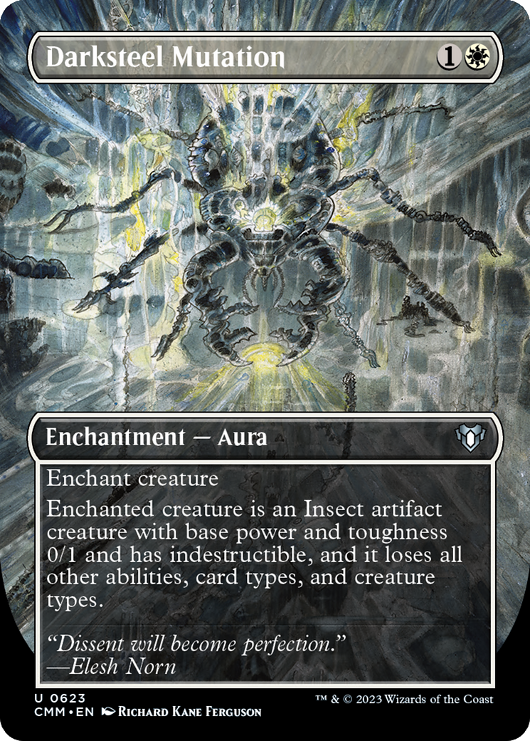 Darksteel Mutation (Borderless) [Commander Masters]