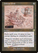Defense Grid (Schematic) (Serial Numbered) - The Brothers' War Retro Artifacts Foil