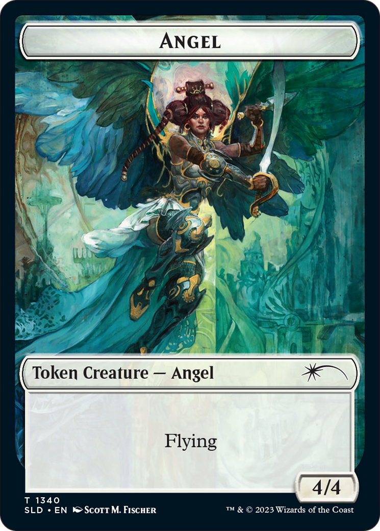 Angel (SLD) // Soldier (GRN) Double-sided Token [Secret Lair Drop]