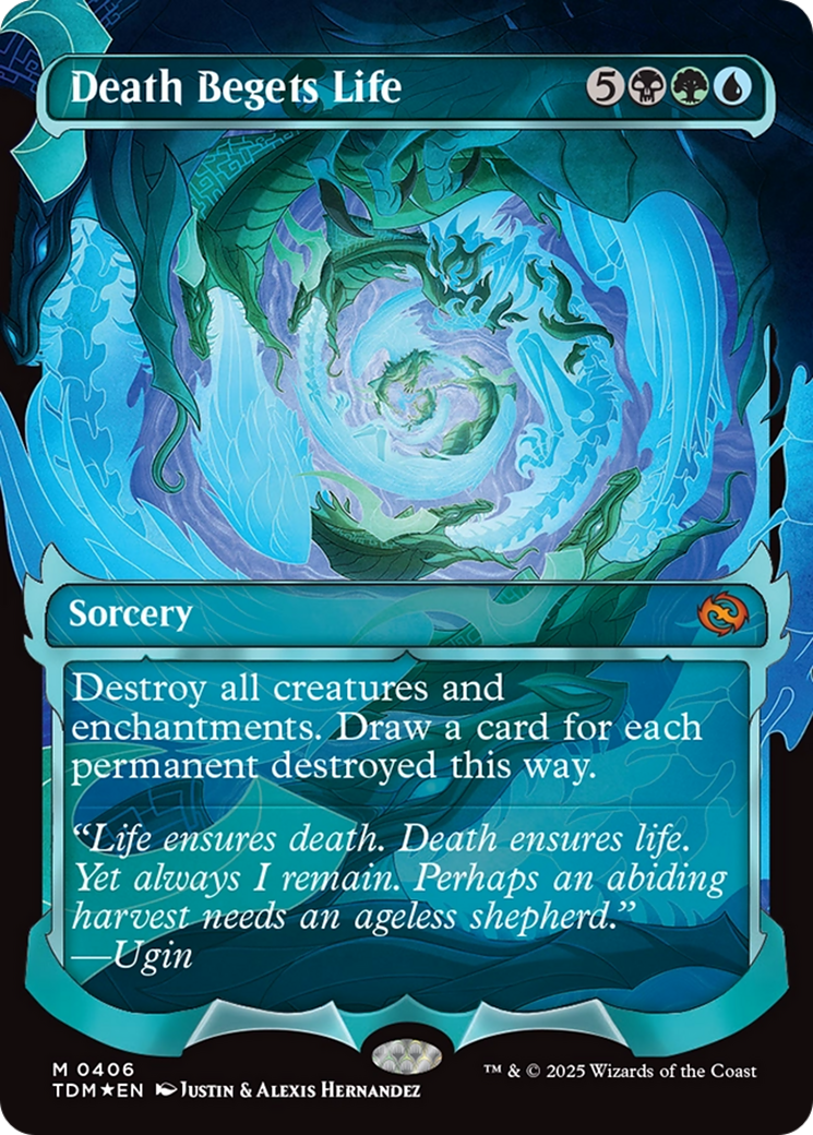 Death Begets Life (Showcase): (Showcase) [Tarkir: Dragonstorm] Foil