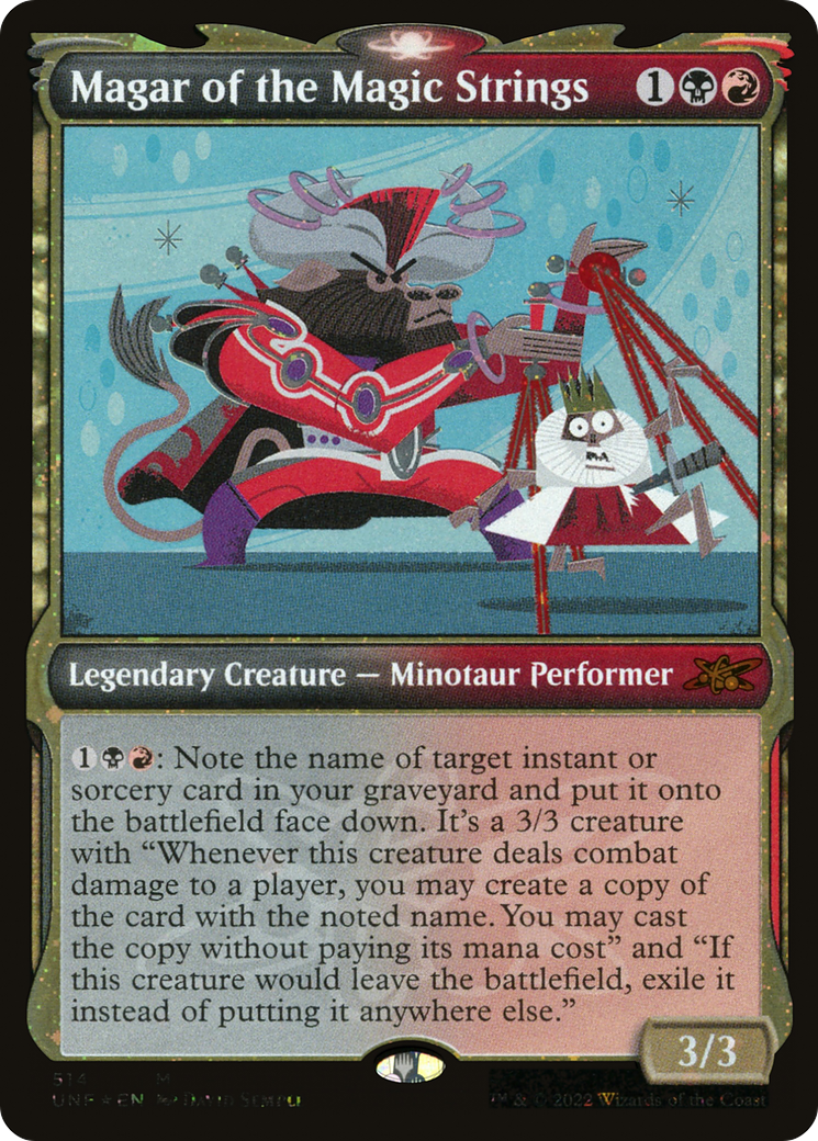 Magar of the Magic Strings (Showcase) (Galaxy Foil) [Unfinity]