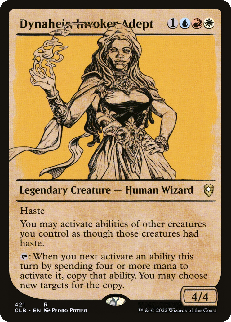 Dynaheir, Invoker Adept (Showcase) - Commander Legends: Battle for Baldur's Gate: (Showcase)
