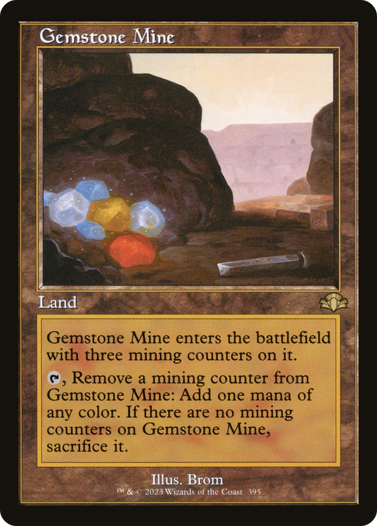 Gemstone Mine (Retro Frame) [Dominaria Remastered]