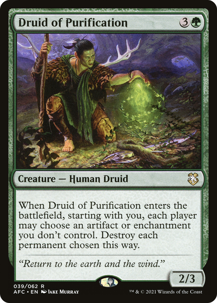 Druid of Purification [Forgotten Realms Commander]