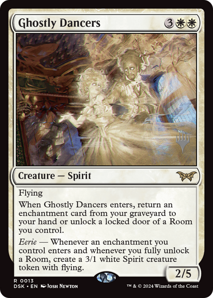Ghostly Dancers [Duskmourn: House of Horror Promos]