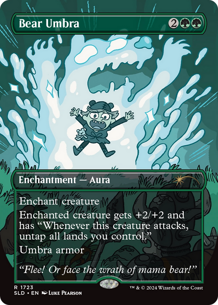 Bear Umbra [Secret Lair Drop] (Borderless)