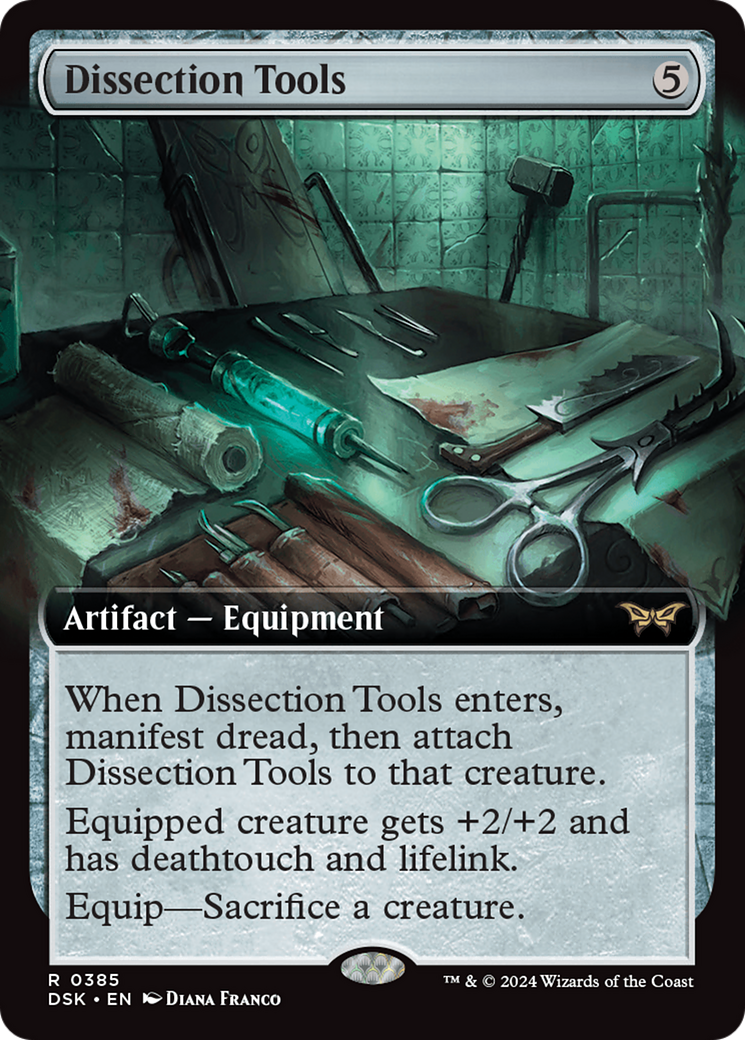 Dissection Tools (Extended Art): (Extended Art) [Duskmourn: House of Horror]