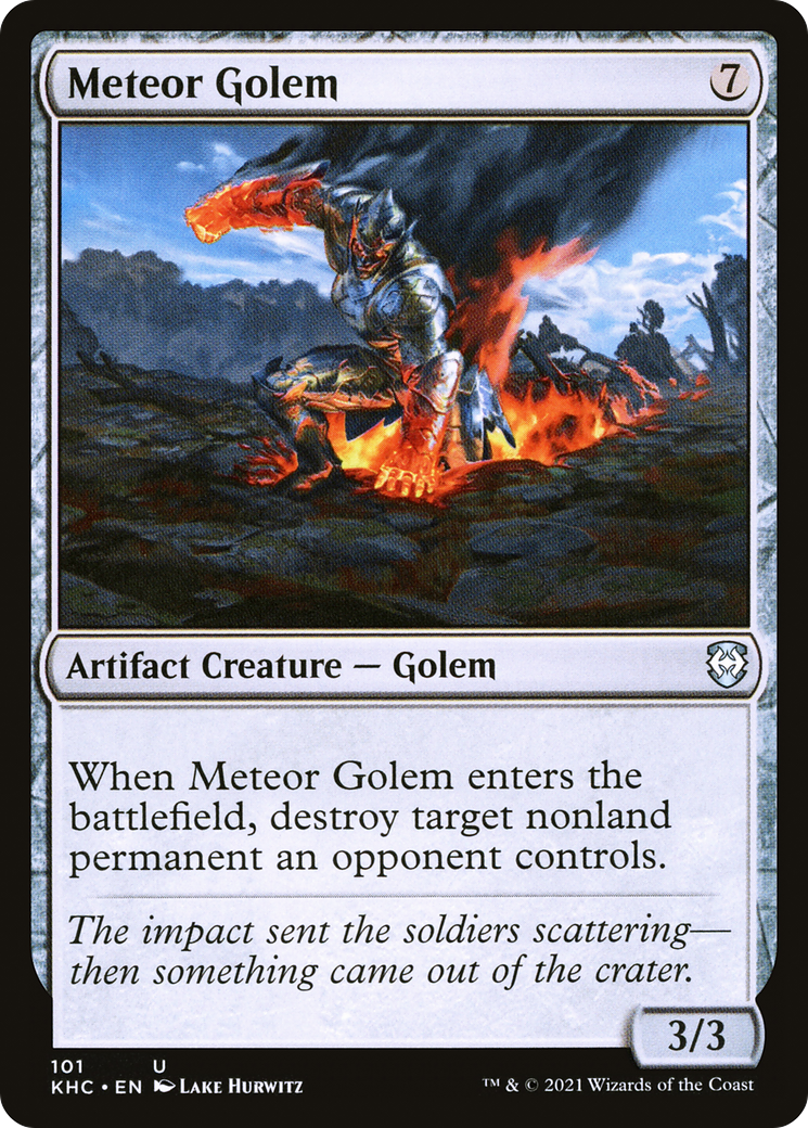 Meteor Golem - [Kaldheim Commander]