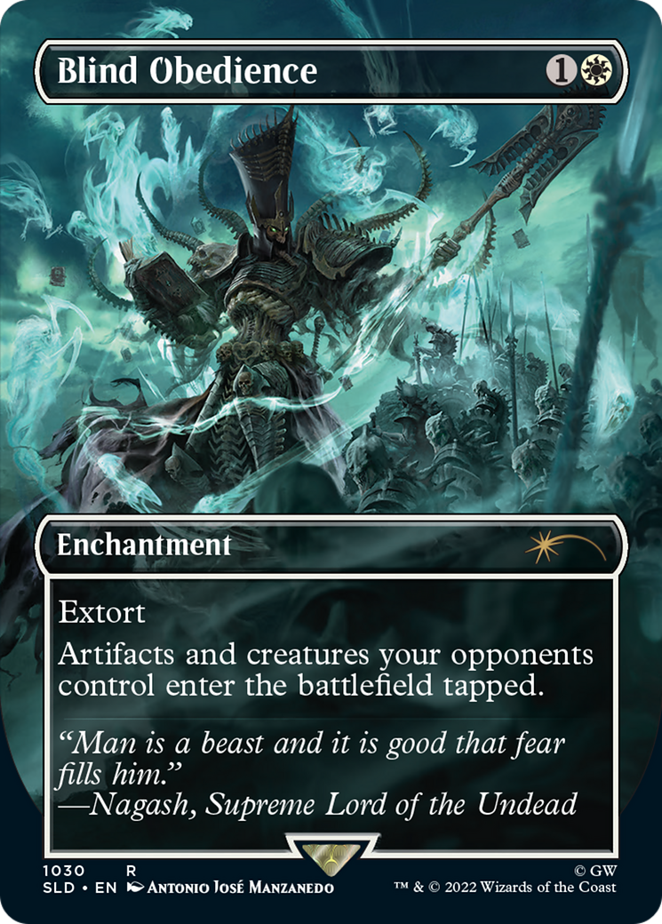 Blind Obedience (Borderless) [Secret Lair Drop]