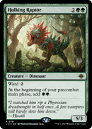Hulking Raptor [The Lost Caverns of Ixalan Promos]