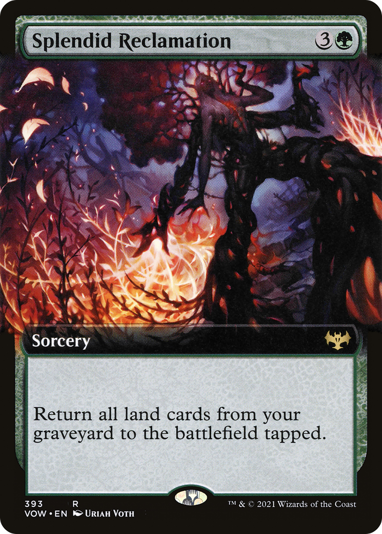 Splendid Reclamation (Extended Art) - [Innistrad: Crimson Vow]: (Extended Art)