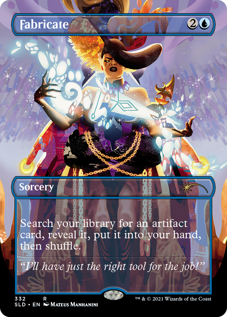 Fabricate (332) (Borderless) [Secret Lair Drop]