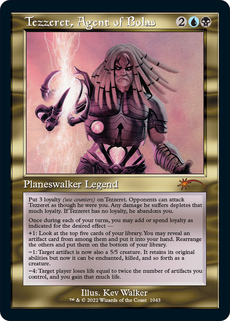 Tezzeret, Agent of Bolas (Retro Frame) [Secret Lair Drop]