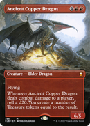 Ancient Copper Dragon (Borderless) - Commander Legends: Battle for Baldur's Gate