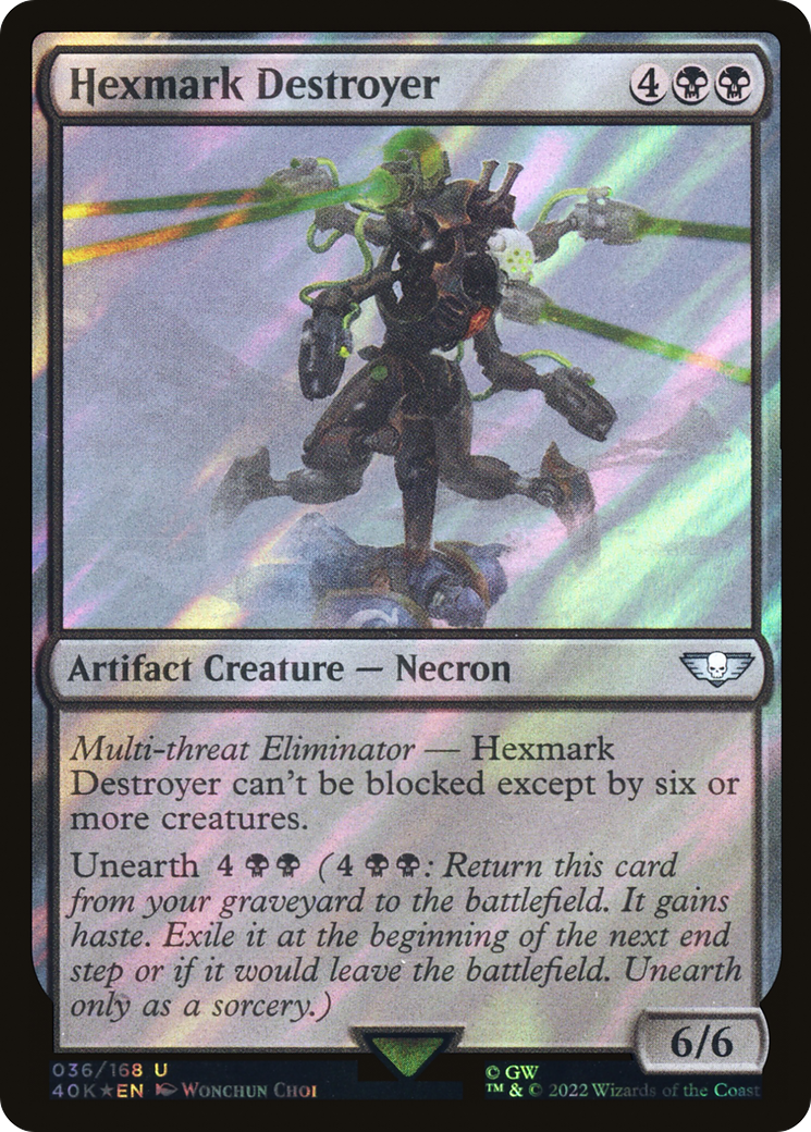 Hexmark Destroyer (Surge Foil) [Warhammer 40,000 Commander] Foil