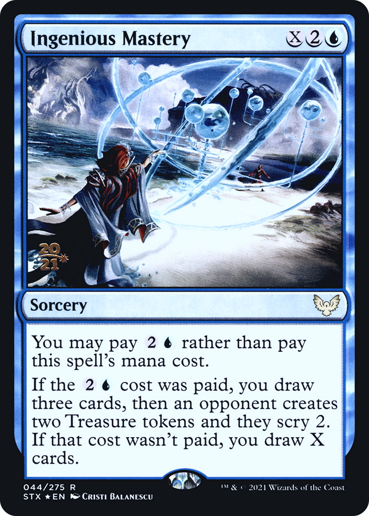 Ingenious Mastery [Strixhaven: School of Mages Promos] Foil
