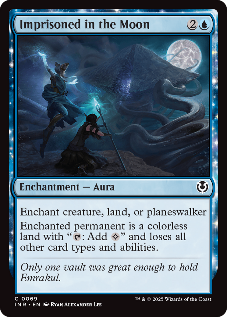 Imprisoned in the Moon: (enchantment) [Innistrad Remastered]