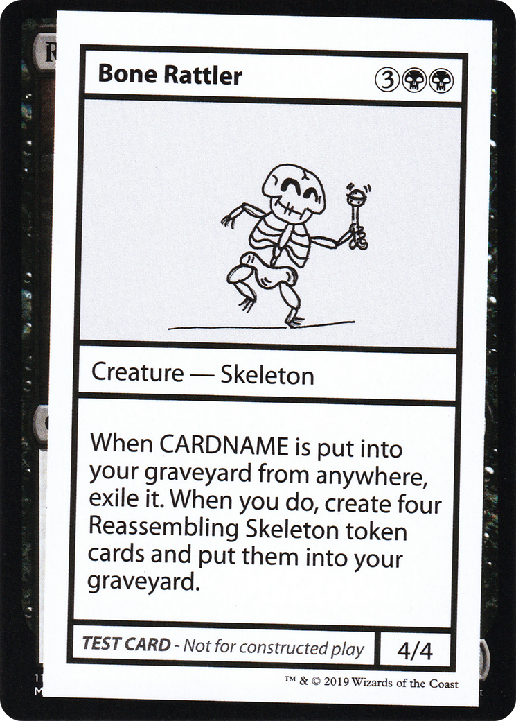 Bone Rattler (No PW Symbol) - Mystery Booster Playtest Cards 2021