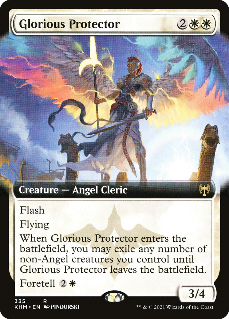 Glorious Protector (Extended Art): (Extended Art) [Kaldheim]