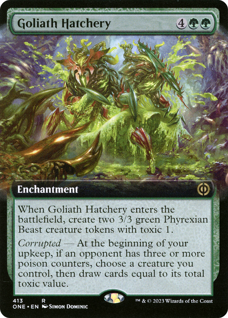 Goliath Hatchery (Extended Art): (Extended Art) [Phyrexia: All Will Be One]