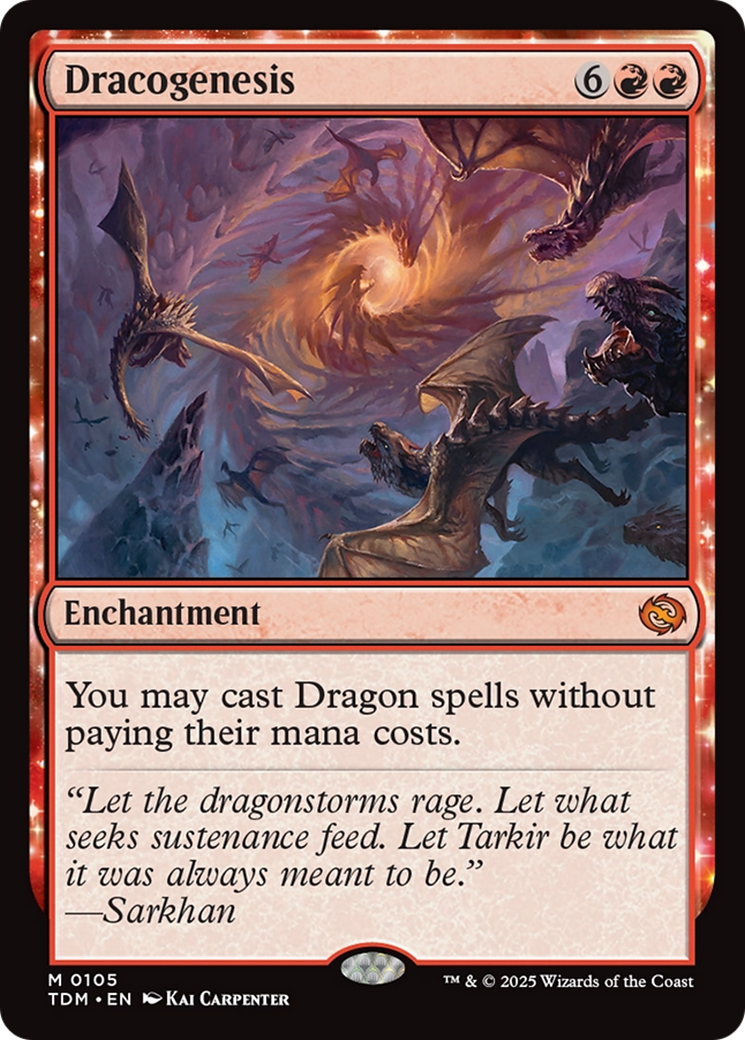 Dracogenesis: (enchantment) [Tarkir: Dragonstorm]