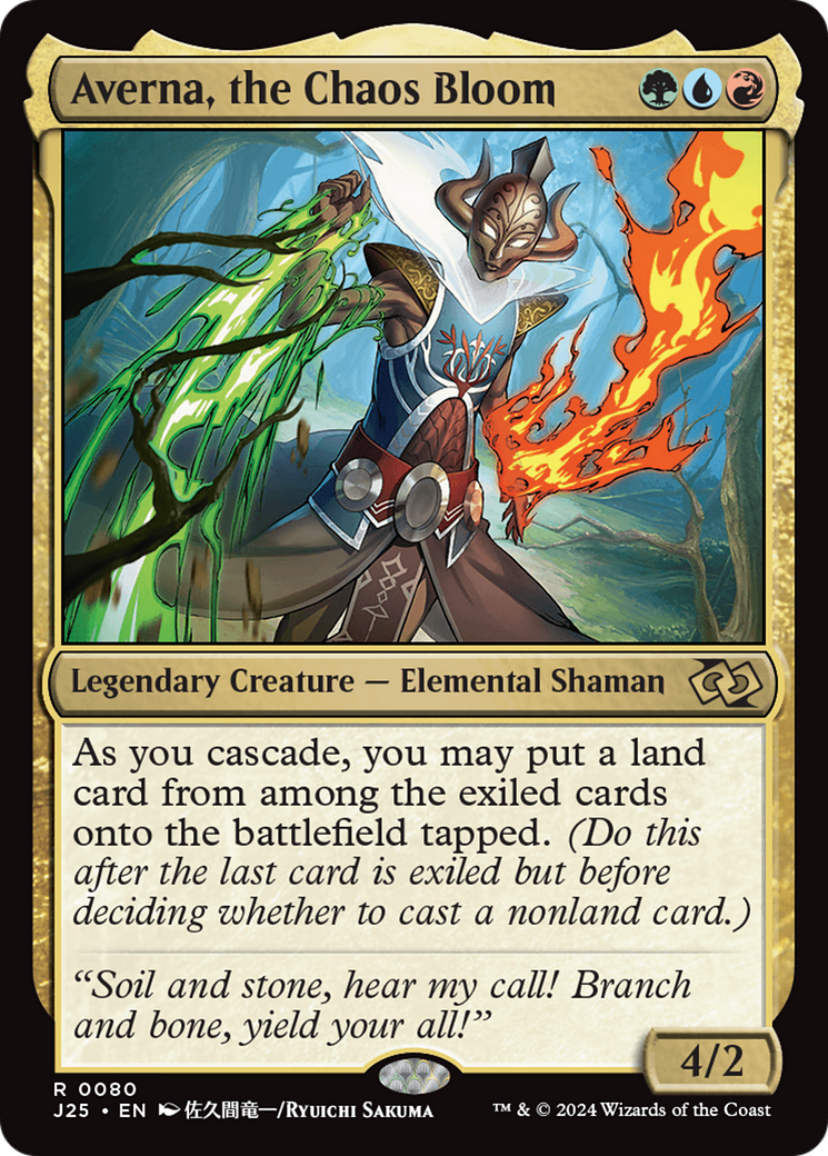 Averna, the Chaos Bloom (Anime) - Foundations Jumpstart